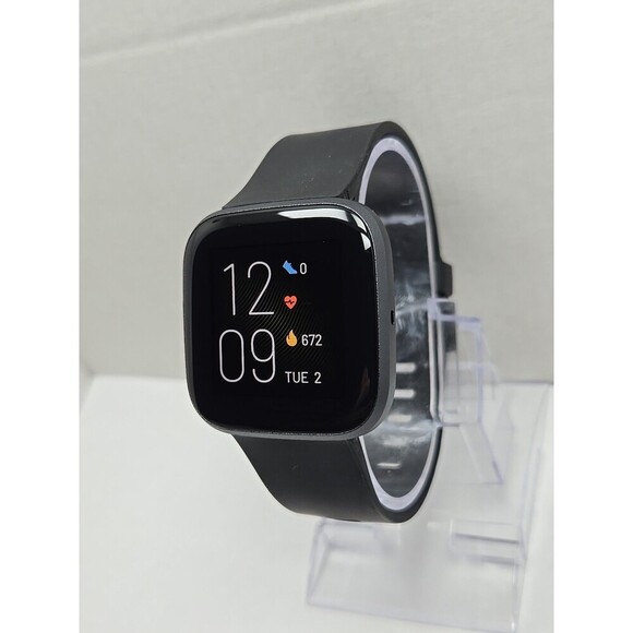 Fitbit Versa 2 Smartwatch Gray 40mm Alexa WR50M Always On Display No Charger - Picture 2 of 11